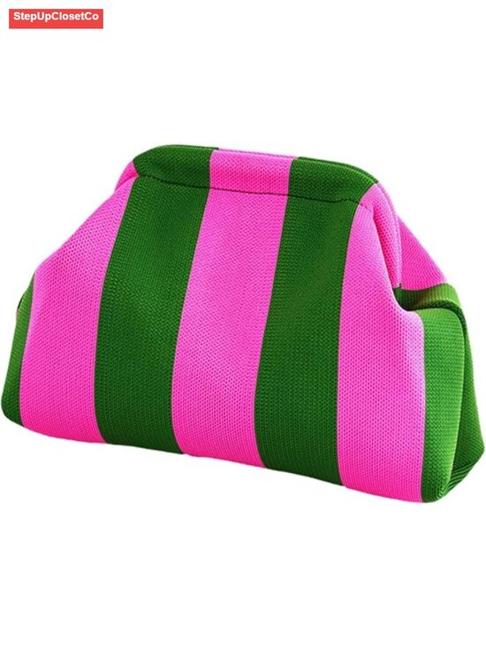 Handbags - Woven Crochet Clutch Purse Women Evening Handbag